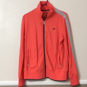 Coral Nike track Jacket
